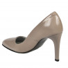 Scarpe eleganti donna 1276 vernice cappuccino