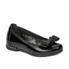 Scarpe bambini 174 vernice nera combinata