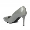 Scarpe eleganti donna 1293 vernice grigia