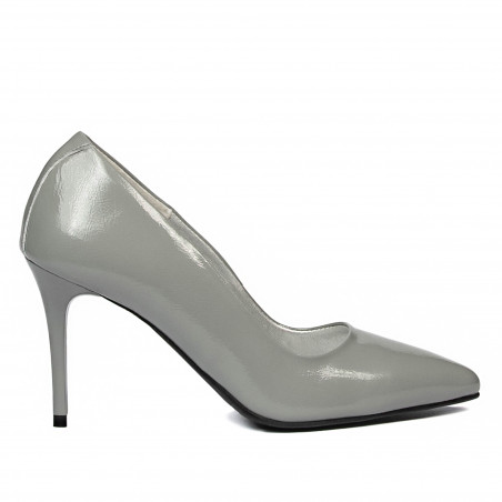 Scarpe eleganti donna 1293 vernice grigia