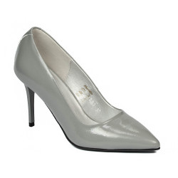Scarpe eleganti donna 1293 vernice grigia