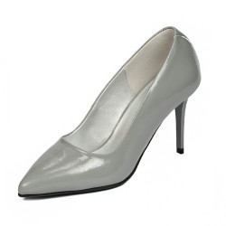 Scarpe eleganti donna 1293 vernice grigia