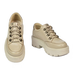Scarpe casual donna 6064 beige combinato