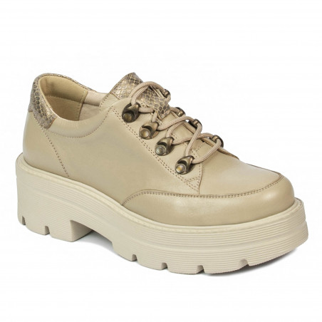Scarpe casual donna 6064 beige combinato