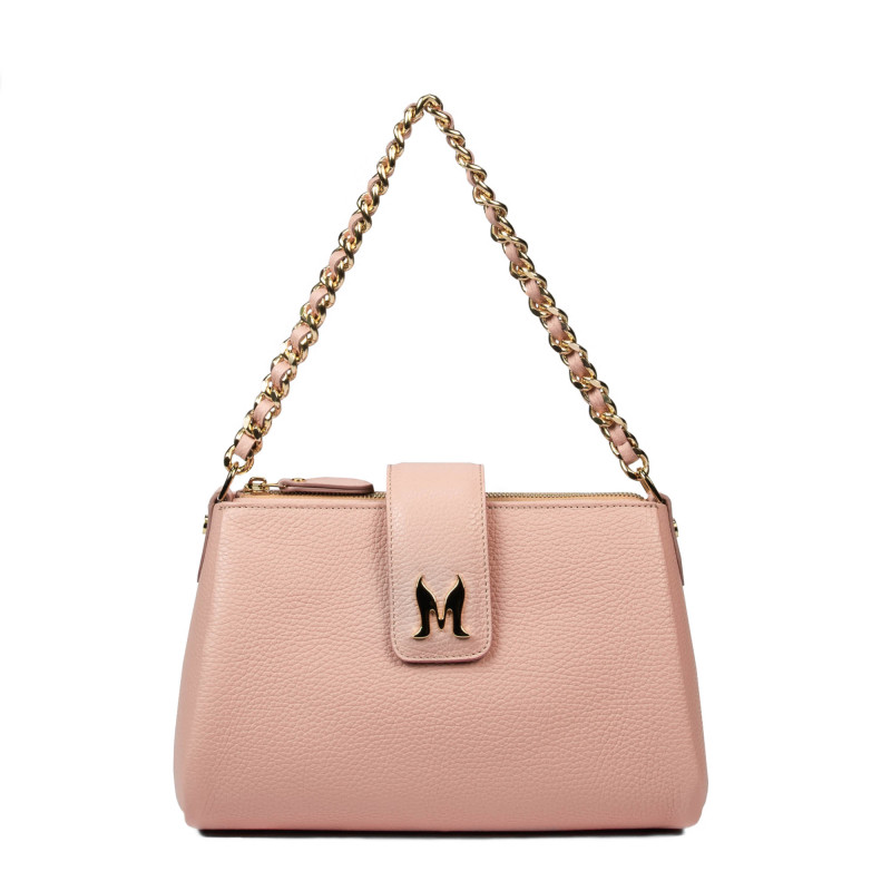 Borsa a tracolla da donna 003g rosa cipria