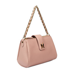 Borsa a tracolla da donna 003g rosa cipria