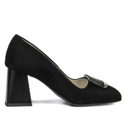 Scarpe eleganti donna 1291 nero antilope