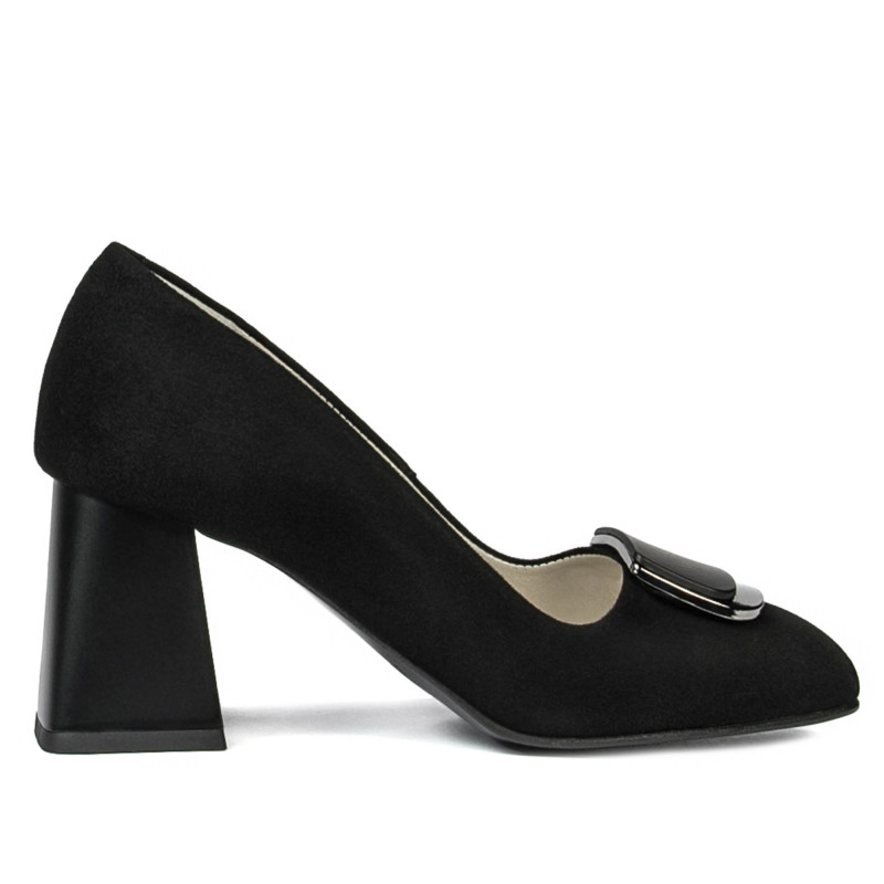 Scarpe eleganti donna 1291 nero antilope