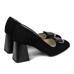 Scarpe eleganti donna 1291 nero antilope