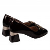 Scarpe eleganti donna 1298 vernice bordeaux