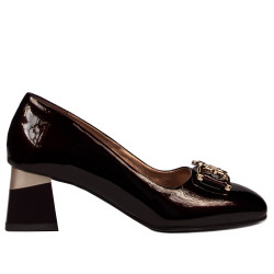 Scarpe eleganti donna 1298 vernice bordeaux