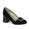Scarpe eleganti donna 1291 nero antilope