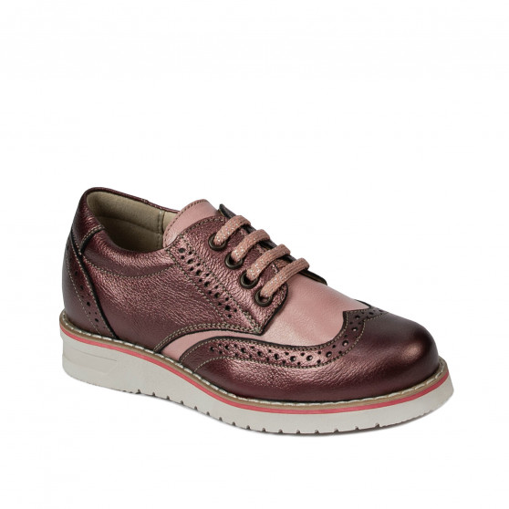 Scarpe bambini 2021 bordeaux madreperla combinato