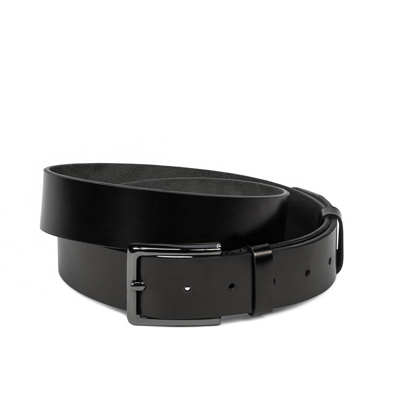 Cintura uomo 41b nero lucido