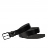Cintura uomo 41b nero lucido