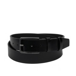 Cintura uomo 65b nero lucido