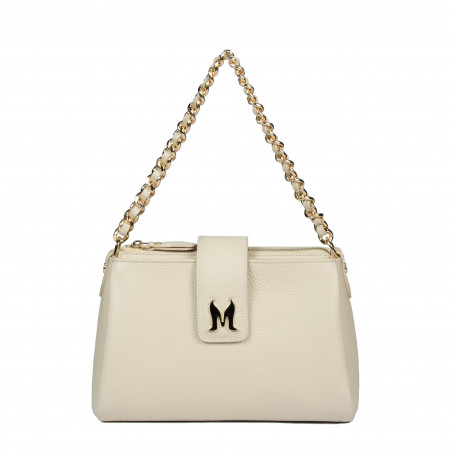 Borsa da donna a tracolla 003g beige latte