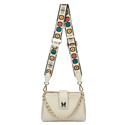 Borsa da donna a tracolla 003g beige latte