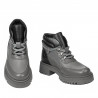 Stivali donna 3382 grigio combinato
