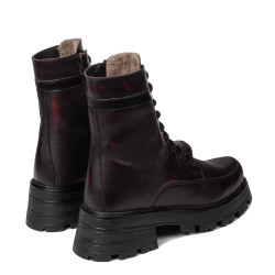 Stivaletti donna 3386 combinato bordo