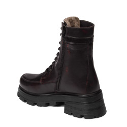 Stivaletti donna 3386 combinato bordo