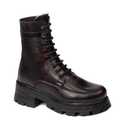 Stivaletti donna 3386 combinato bordo