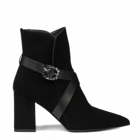 Stivaletti donna 1192 nero antilope