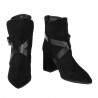 Stivaletti donna 1192 nero antilope