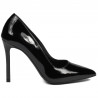 Scarpe eleganti donna 1299 vernice nera