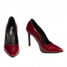 Scarpe eleganti donna 1299 vernice rossa