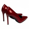 Scarpe eleganti donna 1299 vernice rossa