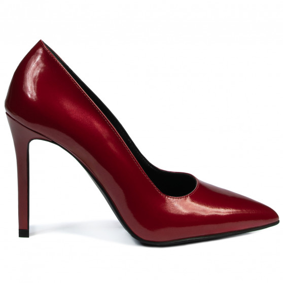 Scarpe eleganti donna 1299 vernice rossa