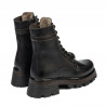 Stivaletti donna 3386 nero combinato