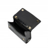 Borsa donna a spalla 009g croco vernice nero