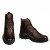 Stivaletti uomo 4137 a caffe