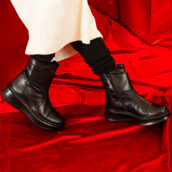 Stivaletti donna 3389 nero lifestyle