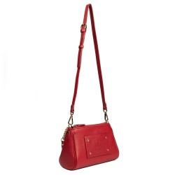 Borsa da donna a tracolla 016g biz rosso