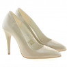 Scarpe eleganti donna 1241 vernice beige