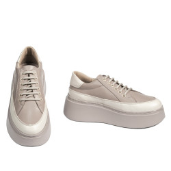 Scarpe sportive donna 6070 sabbia combinato