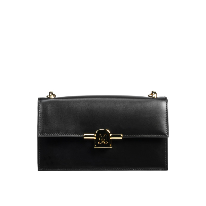 Borsa da donna a spalla 020g nero napa