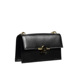 Borsa da donna a spalla 020g nero napa