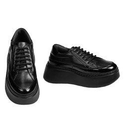 Scarpe sportive donna 6070 nero combinato