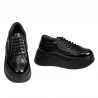 Scarpe sportive donna 6070 nero combinato
