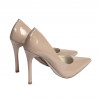 Scarpe eleganti donna 1302 vernice cammello