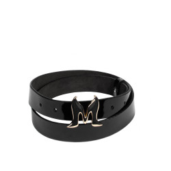Cintura donna 41m vernice nera