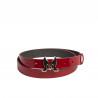 Cintura donna 41m vernice rossa