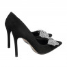 Scarpe eleganti donna 1334 nero antilope