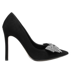 Scarpe eleganti donna 1334 nero antilope