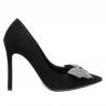 Scarpe eleganti donna 1334 nero antilope