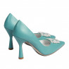 Scarpe eleganti donna 1312 azzurro
